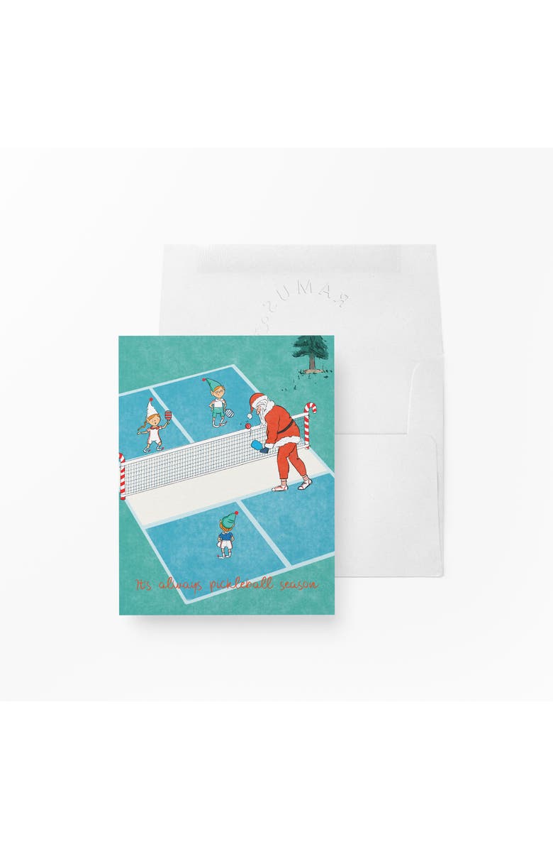 Ramus & Co Holiday Winter Greeting Cards "It's Always Pickleball Season", Main, color, Multi-Pack