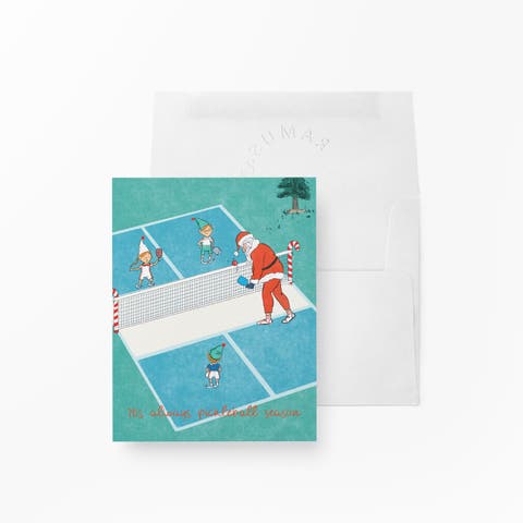 Holiday Winter Greeting Cards "It's Always Pickleball Season"