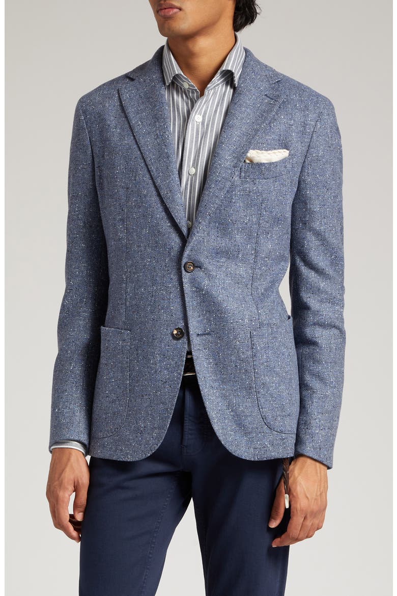 Trofeo Wool & Cashmere Sport Coat, Main, color, DENIM