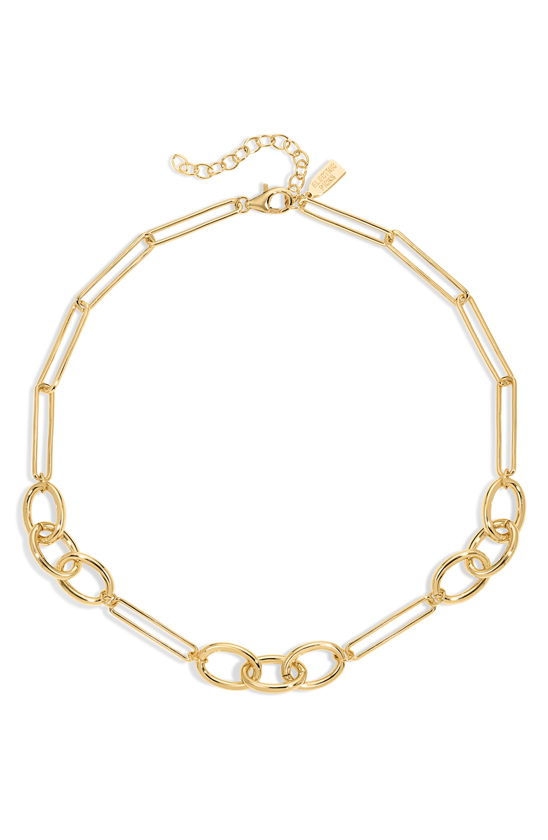 Electric Picks Stella Necklace, Main, color, Gold