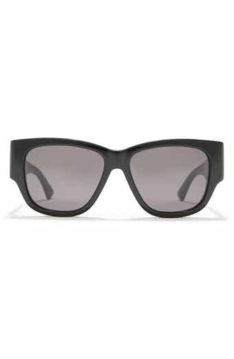 Bottega Veneta 55mm Square Sunglasses