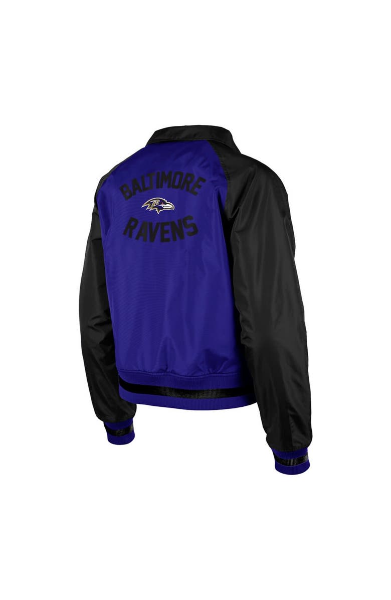 New Era Women's New Era Purple Baltimore Ravens Coaches Raglan Full-Snap Jacket, Alternate, color, 