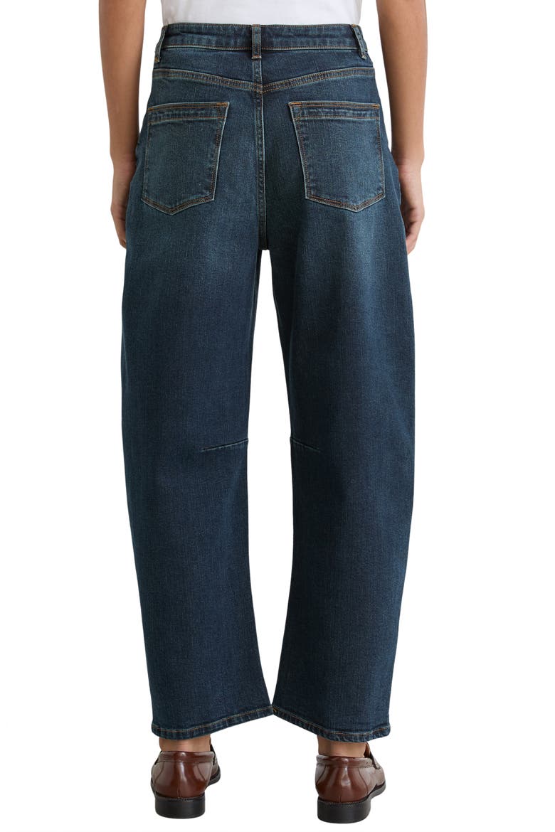 Levitt High Waist Barrel Leg Jeans, Alternate, color, ANTIQUE MID BLU