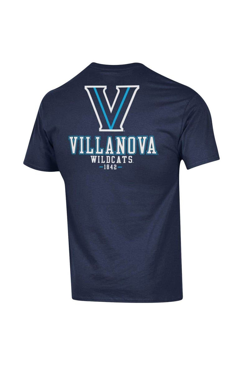 Men's Champion Navy Villanova Wildcats Stack 2-Hit T-Shirt, Alternate, color, Navy