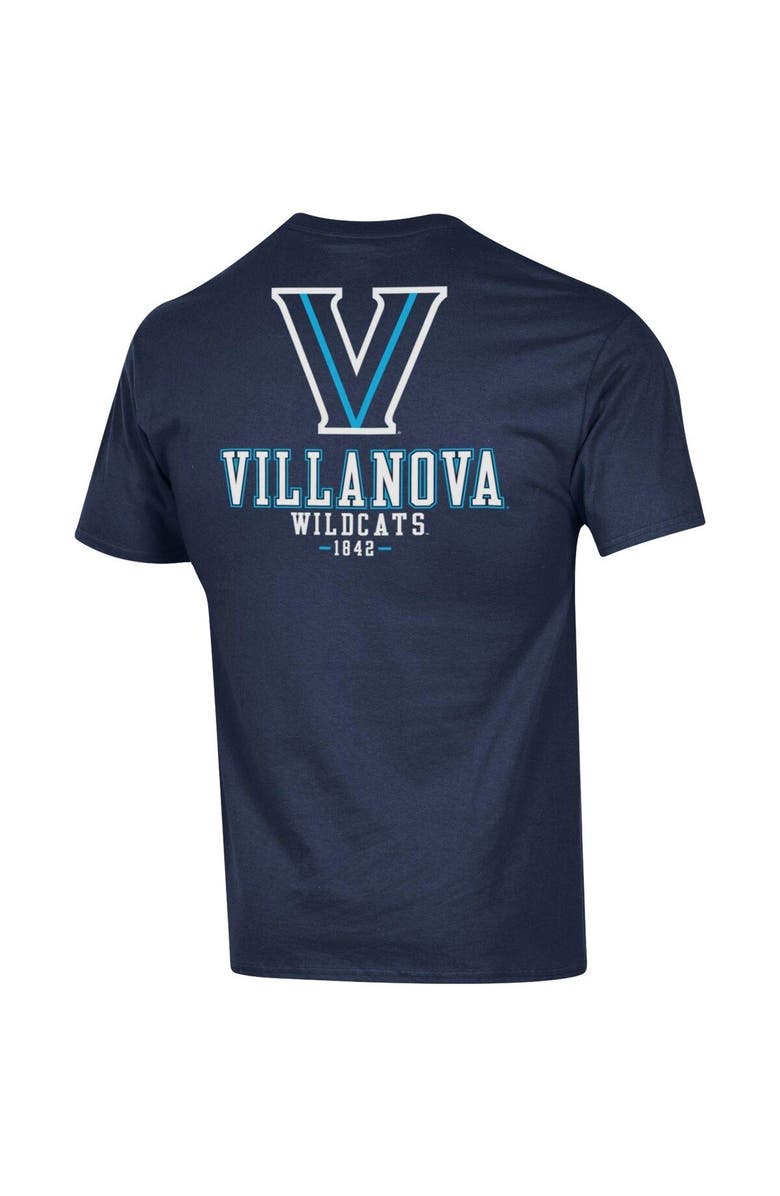 Champion Men's Champion Navy Villanova Wildcats Stack 2-Hit T-Shirt, Alternate, color, Navy