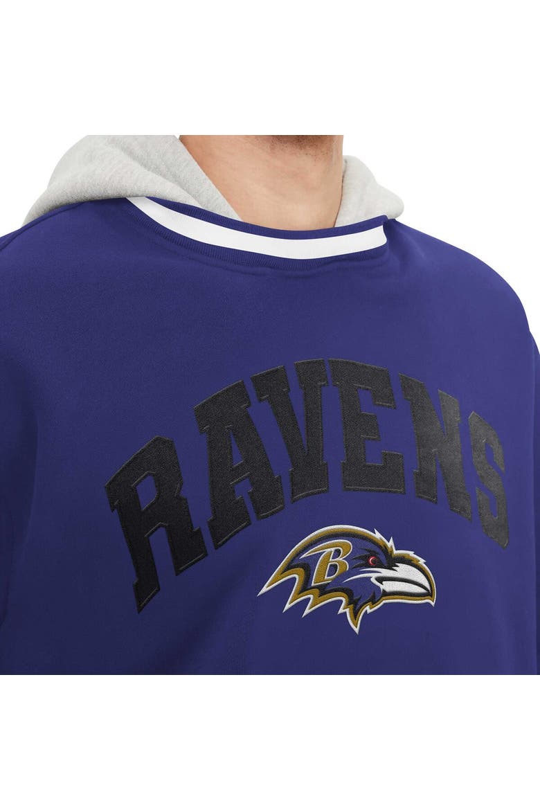 Men's Tommy Hilfiger Purple Baltimore Ravens Ivan Fashion Pullover Hoodie, Alternate, color, Purple