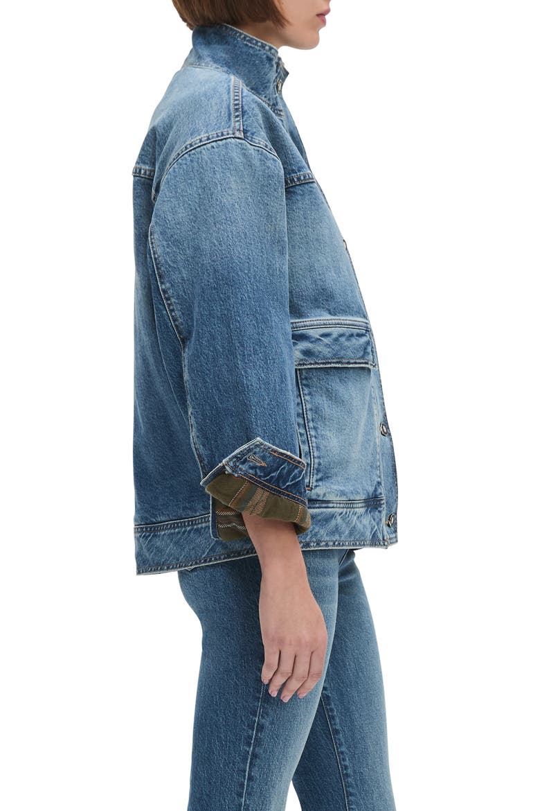 The Margot Denim Jacket, Alternate, color, BEACON