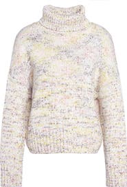 Barbour Berryman Marled Cotton Blend Turtleneck Sweater
