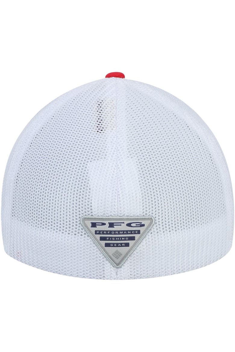 Men's Columbia Scarlet Nebraska Huskers Collegiate PFG Flex Hat, Alternate, color, Red