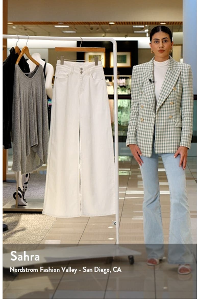 Paneled High Waist Wide Leg Jeans video