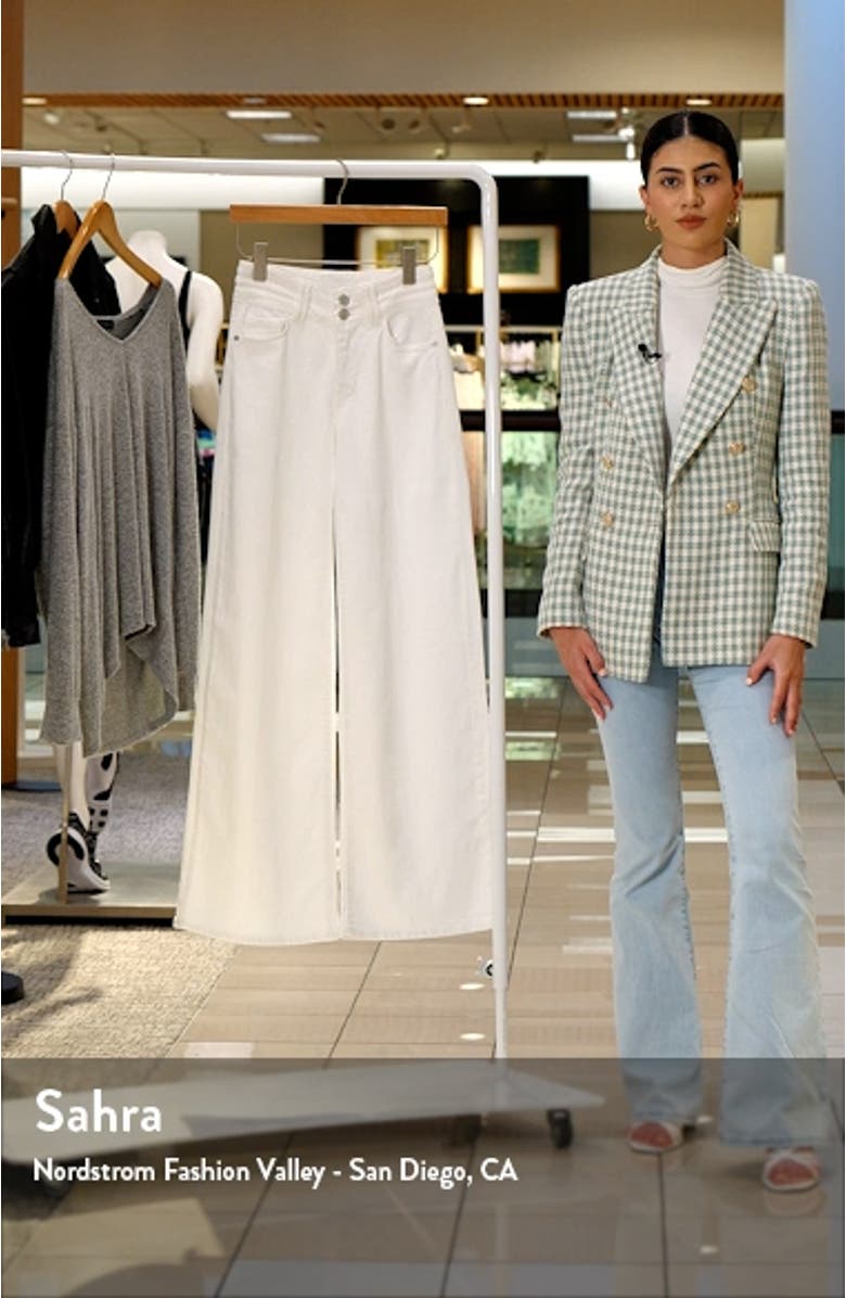 Paneled High Waist Wide Leg Jeans, sales video thumbnail