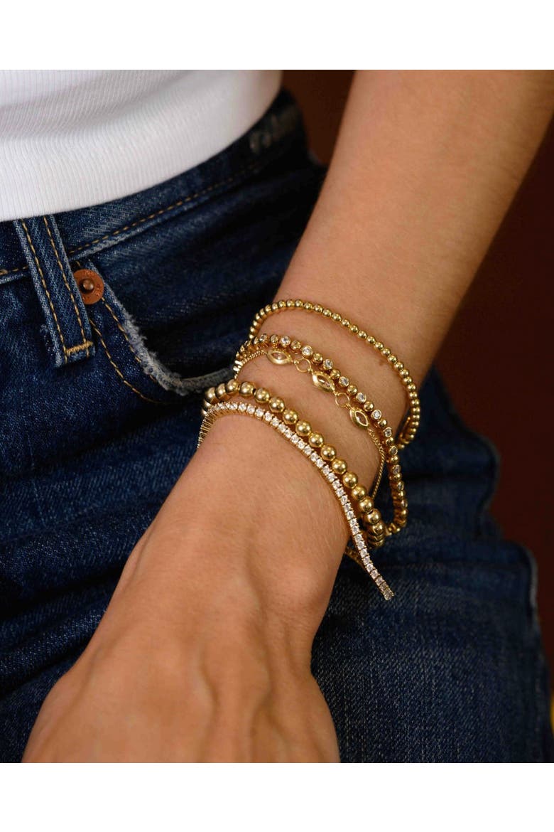 Everyday Tennis Bracelet, Alternate, color, White Topaz
