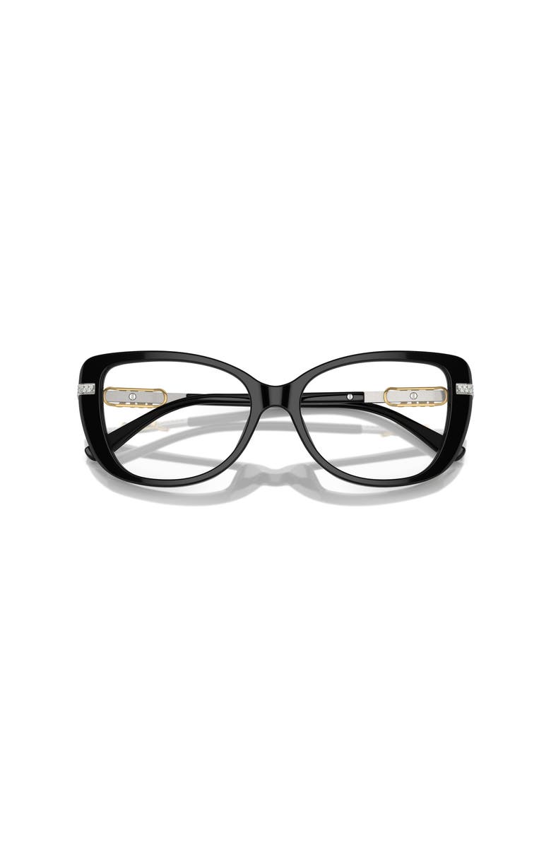 Michael Kors 54mm Cat Eye optical glasses, Alternate, color, Black