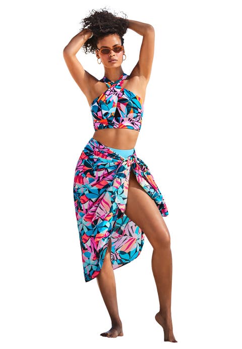Lightweight Adjustable Sarong Wrap Skirt Cover Up (Plus Available)