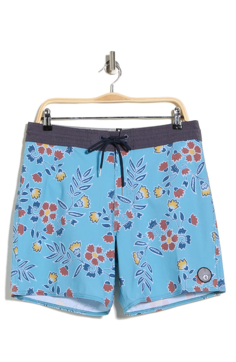 Volcom Psyche Swim Trunks, Main, color, 