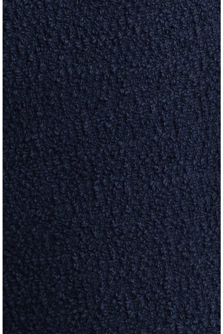 Leoni Drawstring Cotton Terry Cloth Shorts, Alternate, color, DARK BLUE