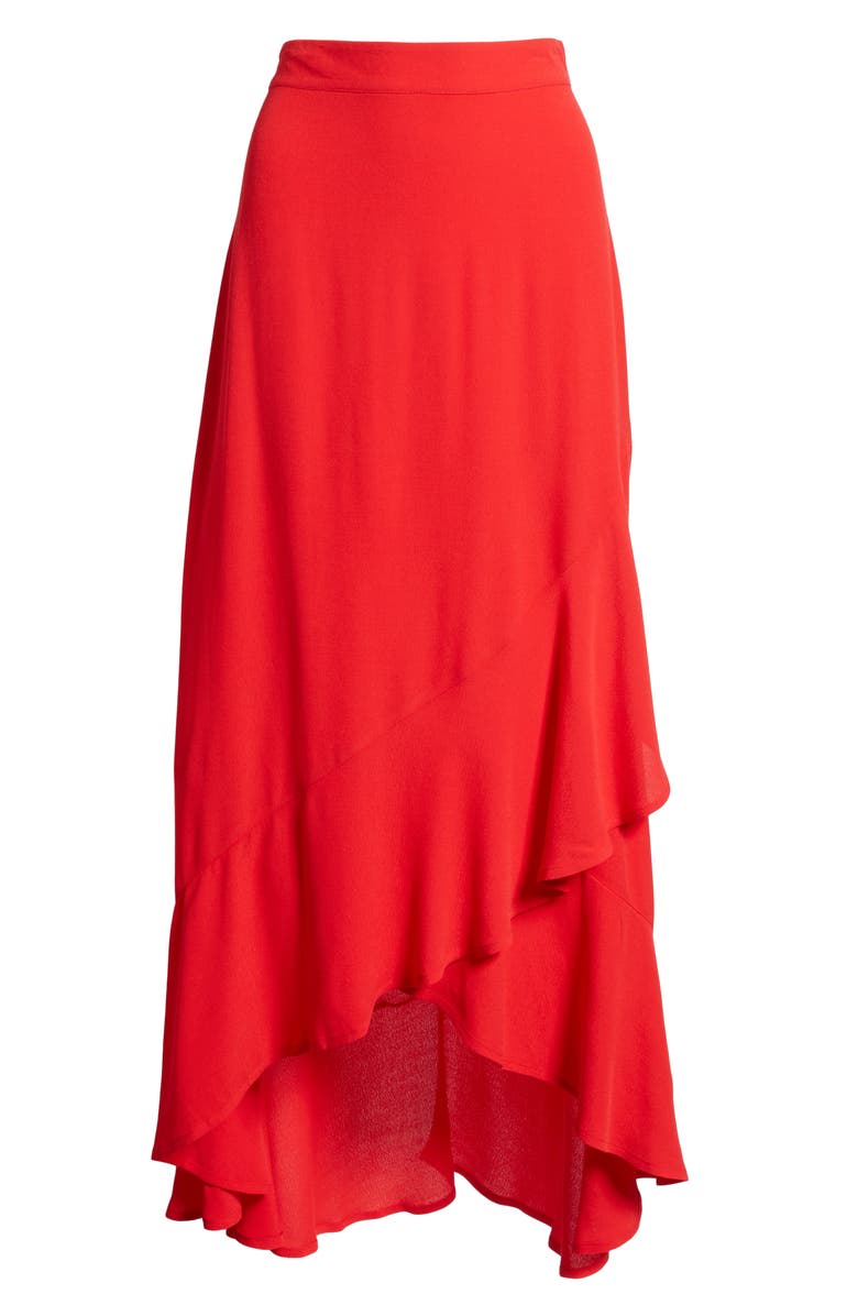 Leith High Waist Tulip Skirt, Alternate, color, 