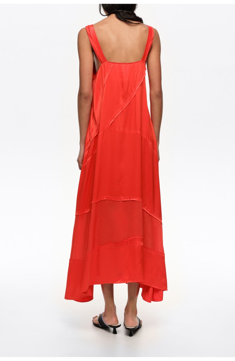 Bimba y Lola Flared A-Line Dress, Alternate, color, Red
