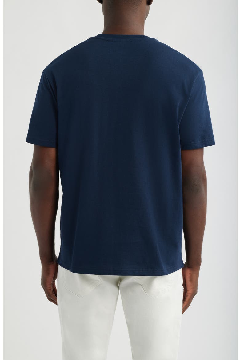 Cotton T-Shirt, Alternate, color, BLACK IRIS