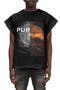 Oversize Sleeveless Graphic T-Shirt