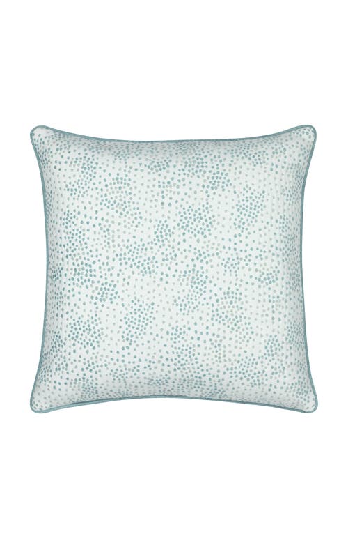 Elaine Smith Speckle Surf With Chenille Dots Indoor & Outdoor Woven Accent Pillow