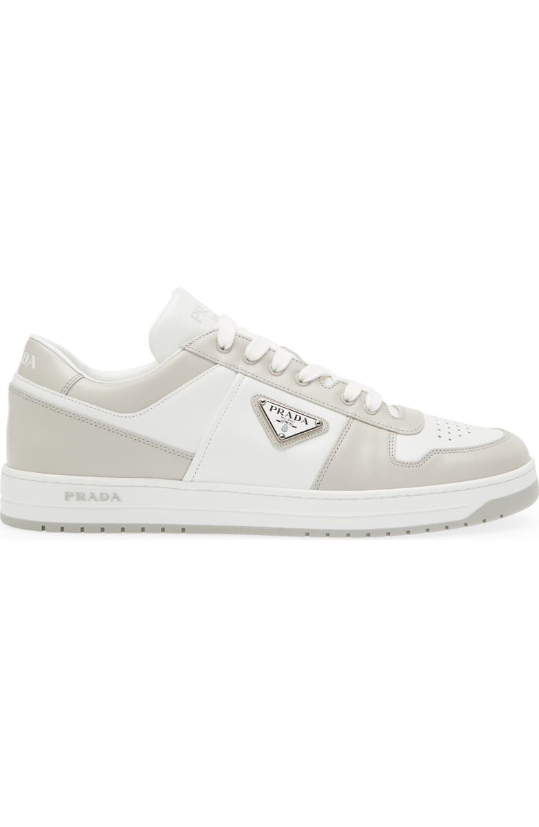 Prada Downtown Logo Low Top Sneaker, Alternate, color,