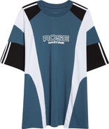 Martine Rose Paneled Oversize Logo T-Shirt