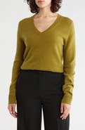 Nordstrom Cashmere V-Neck Sweater