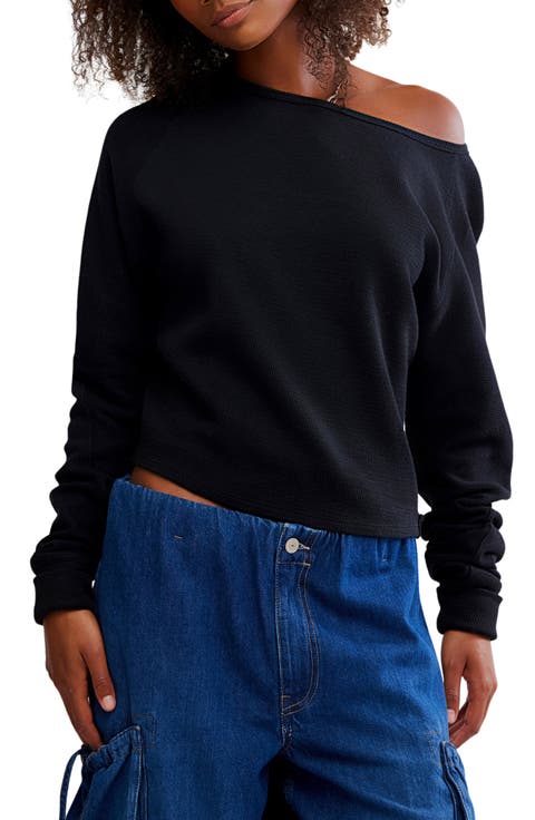 Women's One Shoulder Sweatshirts & Hoodies | Nordstrom