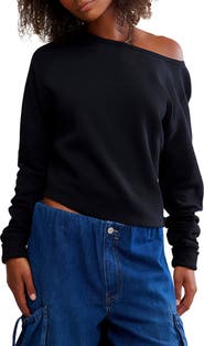 Free People Jess One-Shoulder Thermal Top