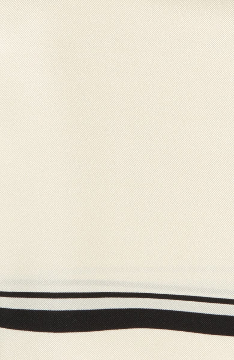 TOM FORD Framed Silk Pocket Square, Alternate, color, Off White