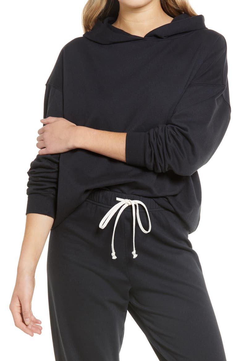 Boyfriend Hoodie, Main, color, BLACK
