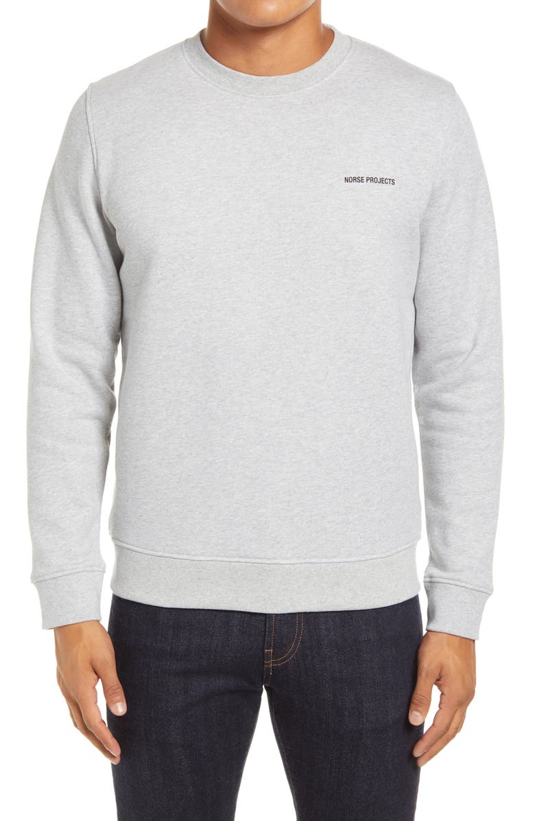 Norse Projects Vagn Men's French Terry Crewneck Sweatshirt, Main, color,
