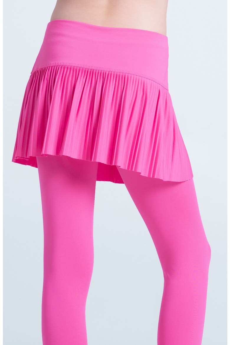 Girls' Emmy Pleated Legging, Alternate, color, Taffy