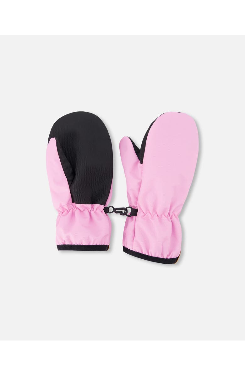 Deux par Deux Girl Mid-Season Mittens in Recycled Polyester, Main, color, Pink