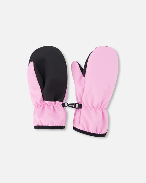 Girl Mid-Season Mittens in Recycled Polyester (Toddler, Little Kid & Big Kid)
