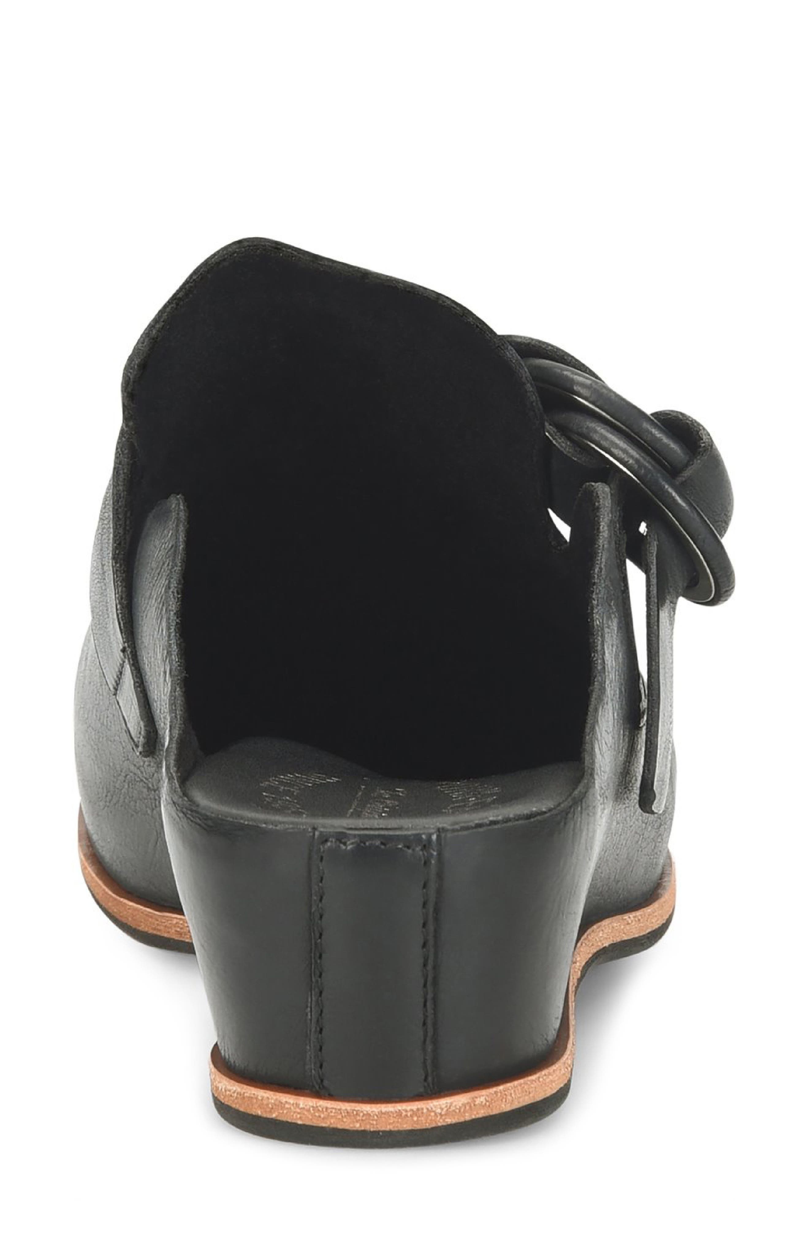 Kork-Ease<sup>®</sup> Kori Platform Wedge Mule, Alternate, color, Black Leather