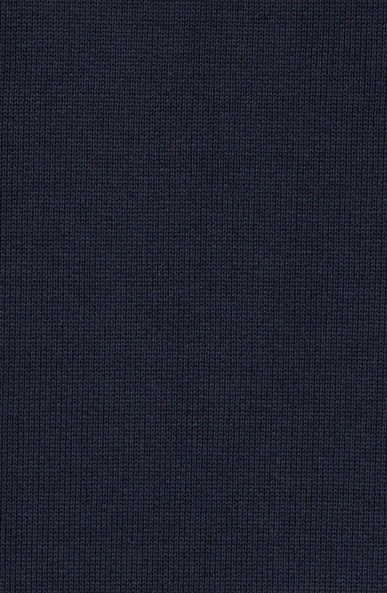 Moncler Quilted 750 Fill Power Down & Cotton Knit Hooded Cardigan, Alternate, color, 