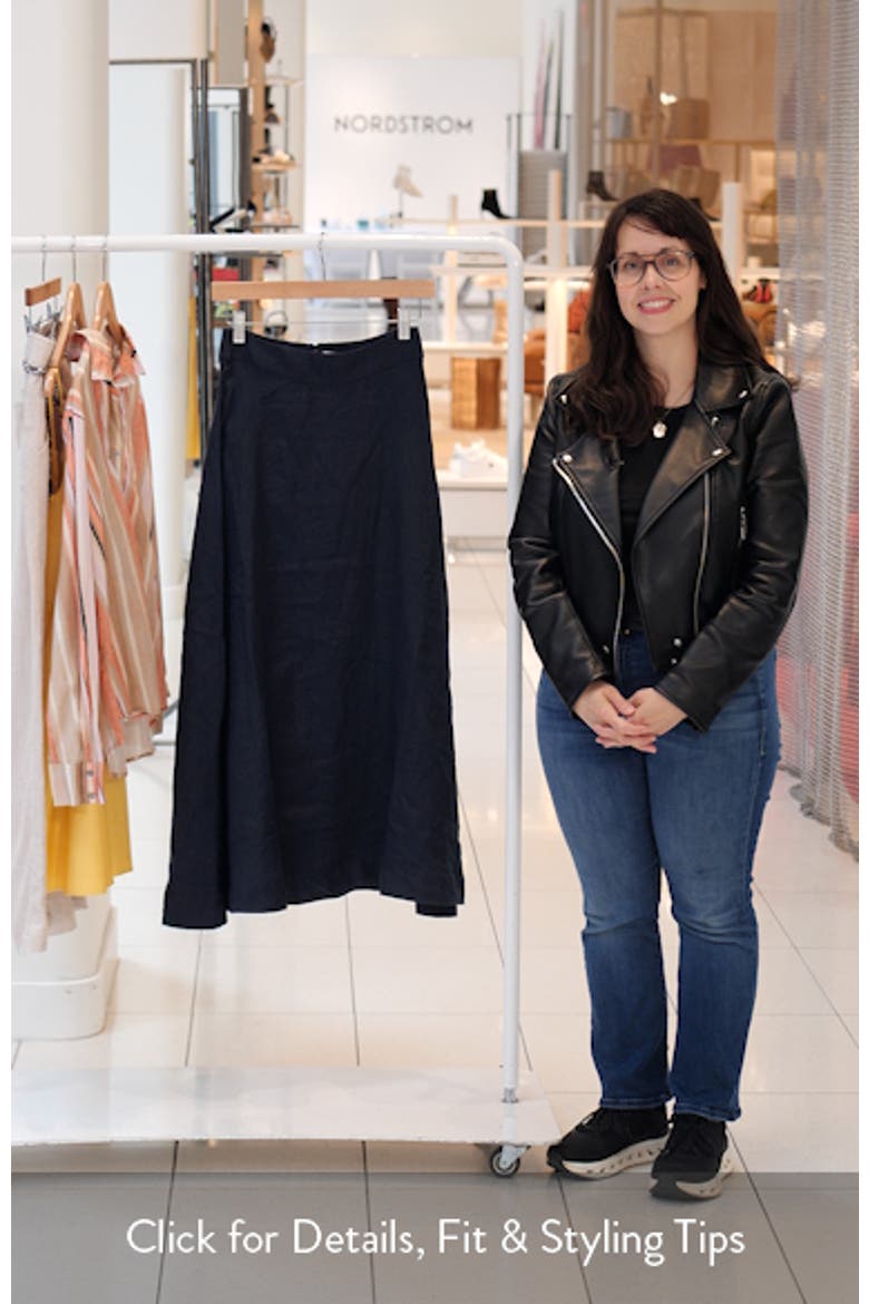 There For You Linen Maxi Skirt video