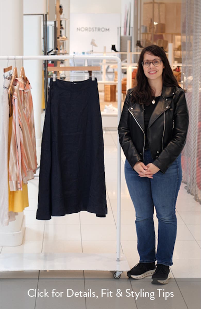 There For You Linen Maxi Skirt, sales video thumbnail