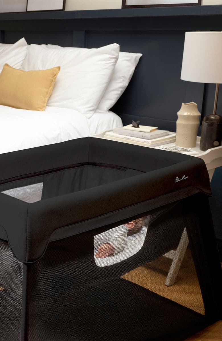 Silver Cross Sleep & Go Travel Crib, Bassinet and Playard, Alternate, color, Carbon