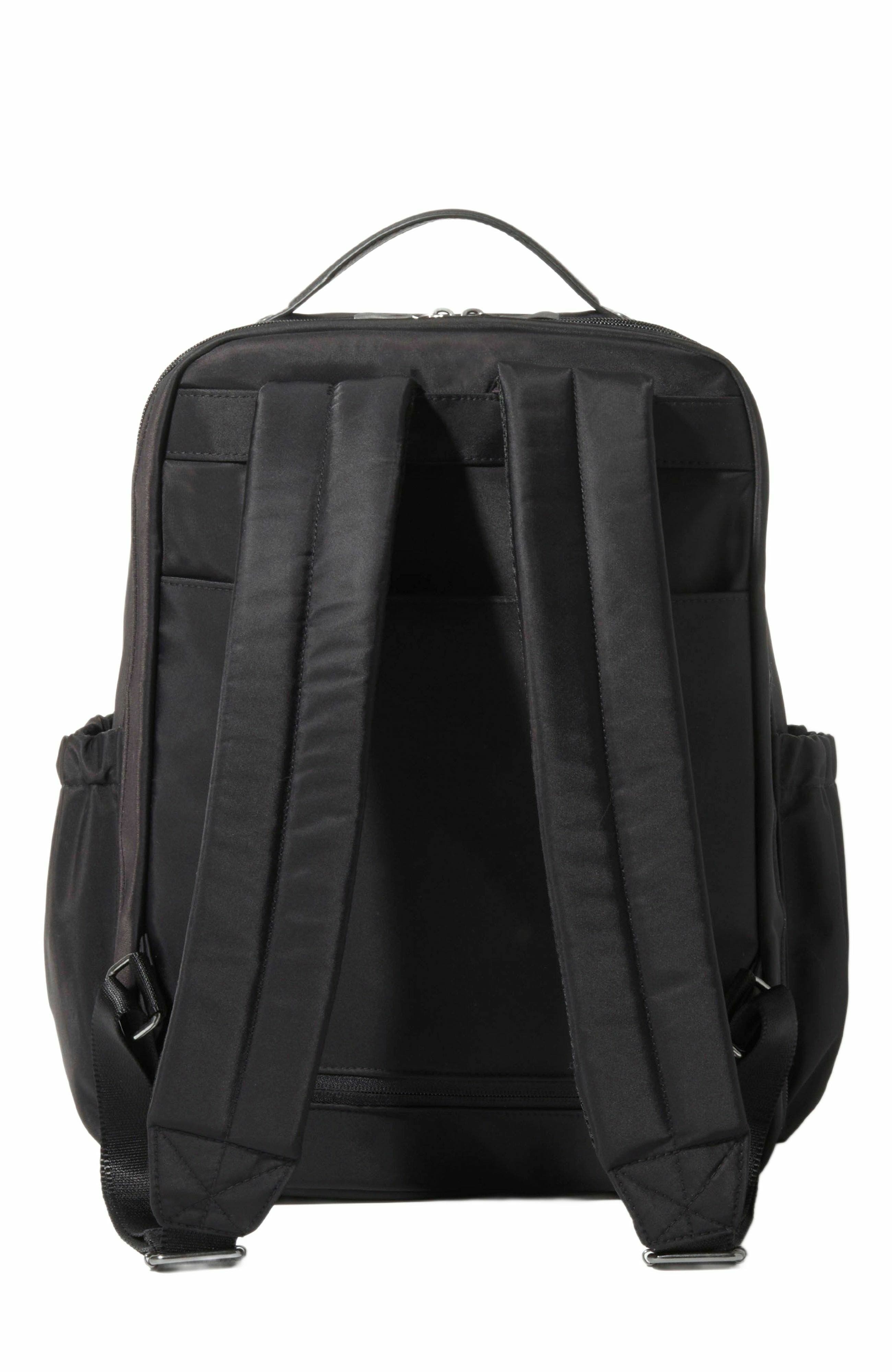 BAGGALLINI Tribeca Expandable Laptop Backpack, Alternate, color, Black Twill