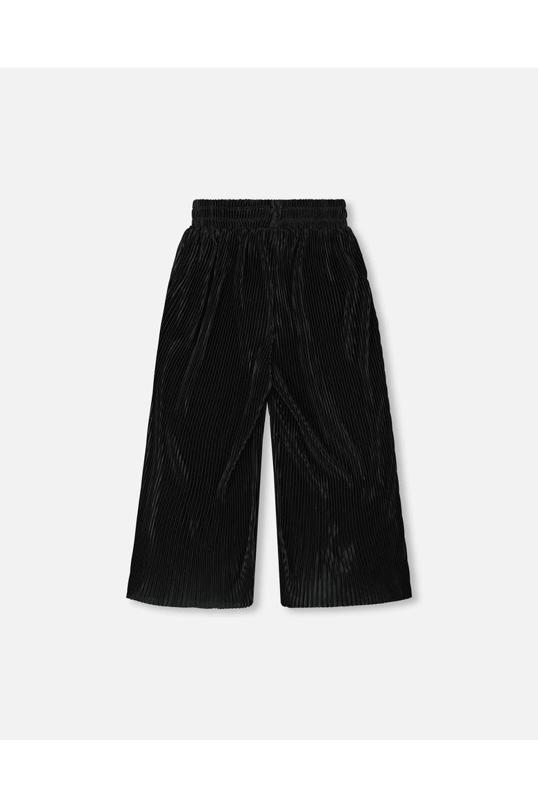 Wide Leg Pleated Pants, Alternate, color, Black