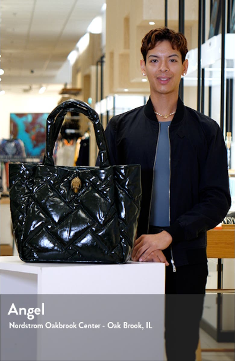 Kensington Puff Embellished Top Handle Shopper, sales video thumbnail