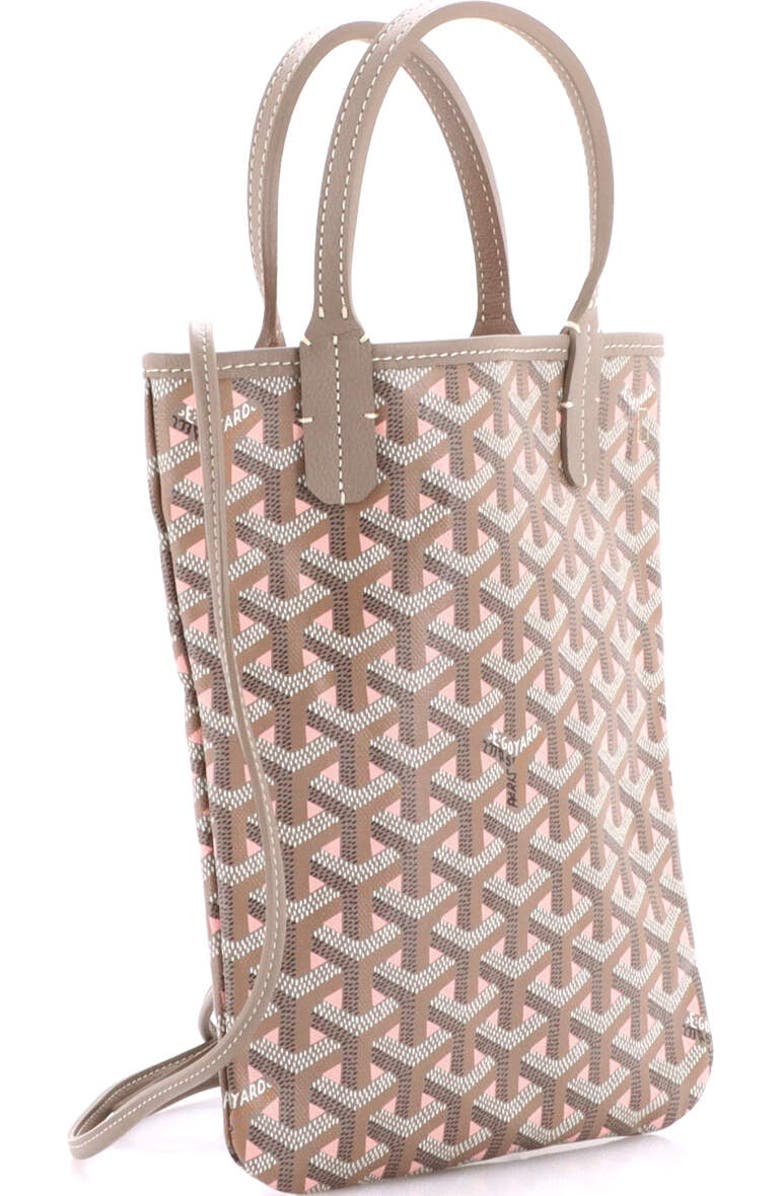Pre-Owned Goyard Poitiers Tote Claire Voie Coated Canvas Mini, Alternate, color, Neutral