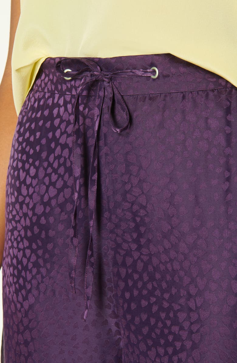 LK Bennett Byrony Pull-On Pants, Alternate, color, Purple/ Mulberry