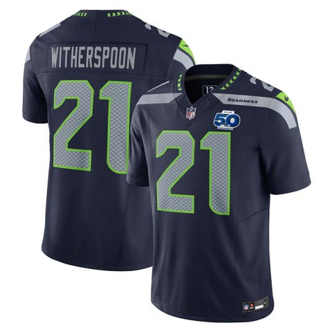 Men's Nike Devon Witherspoon College Navy Seattle Seahawks Team 50th Season Vapor F.U.S.E. Limited Jersey