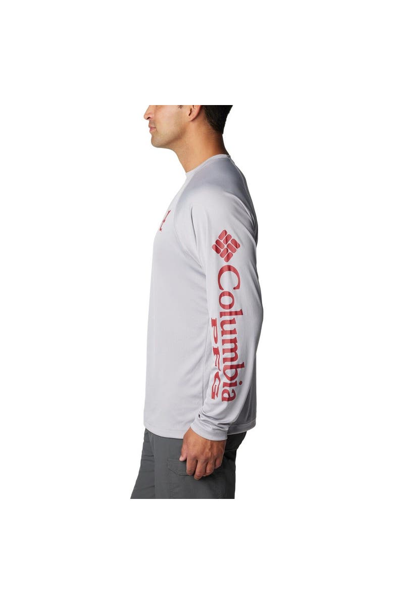 Columbia Men's Columbia Gray Alabama Crimson Tide Terminal Tackle Omni-Shade Raglan Long Sleeve T-Shirt, Alternate, color, Gray
