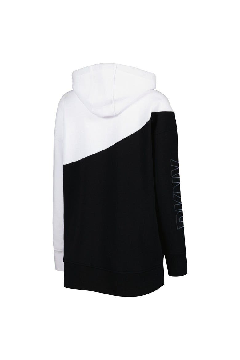 Women's DKNY Sport Black/White Philadelphia Flyers Gina Full-Zip Hoodie, Alternate, color, Black