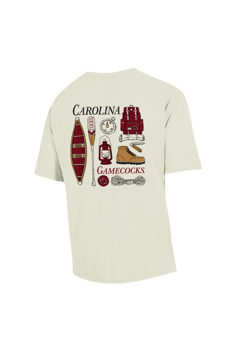 Comfort Wash Men's Comfort Wash Cream South Carolina Gamecocks Camping Trip T-Shirt, Alternate, color, 